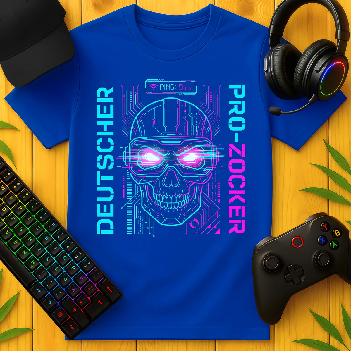 Deutscher Pro Zocker T-Shirt für Kids