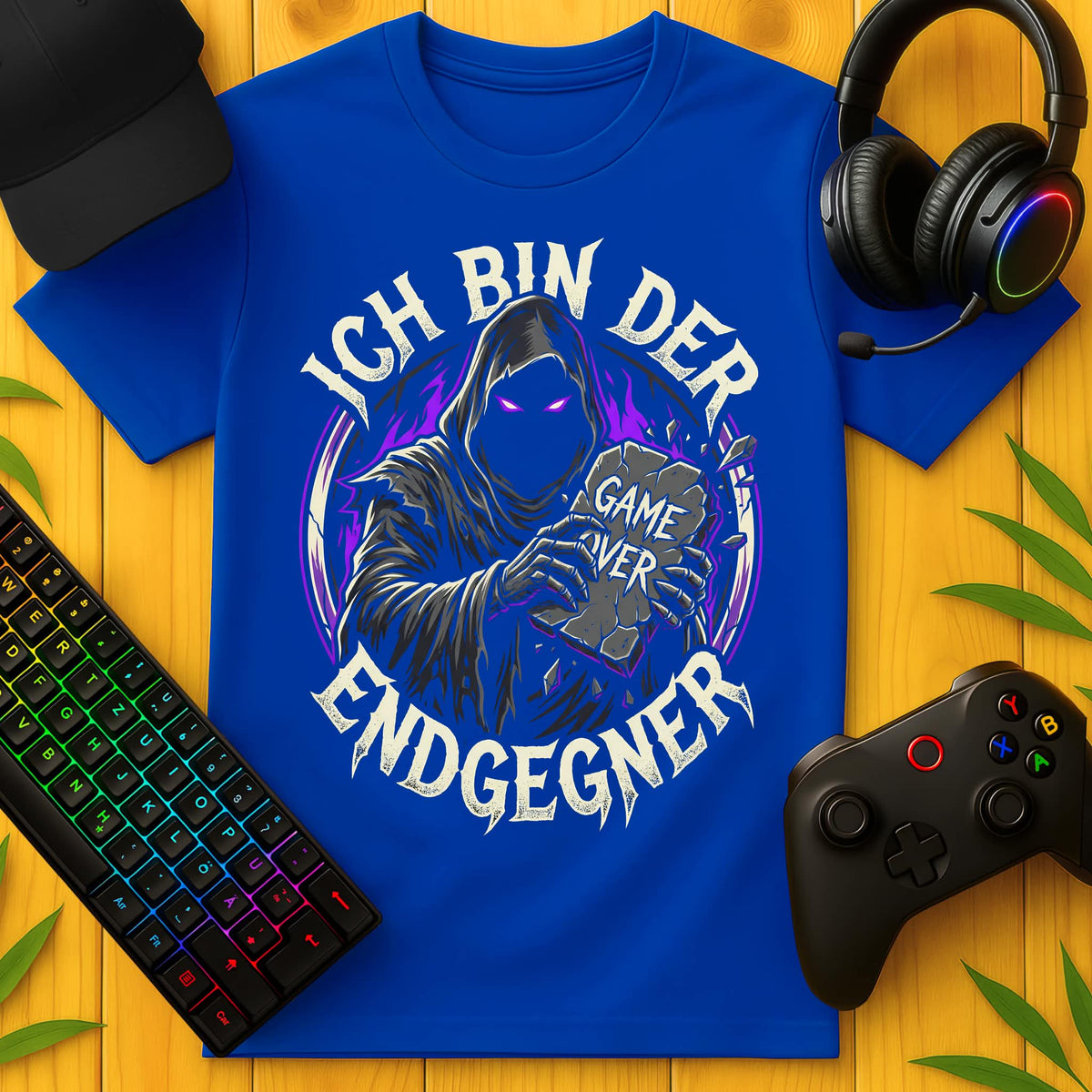 Endgegner Game Over T-Shirt für Kids