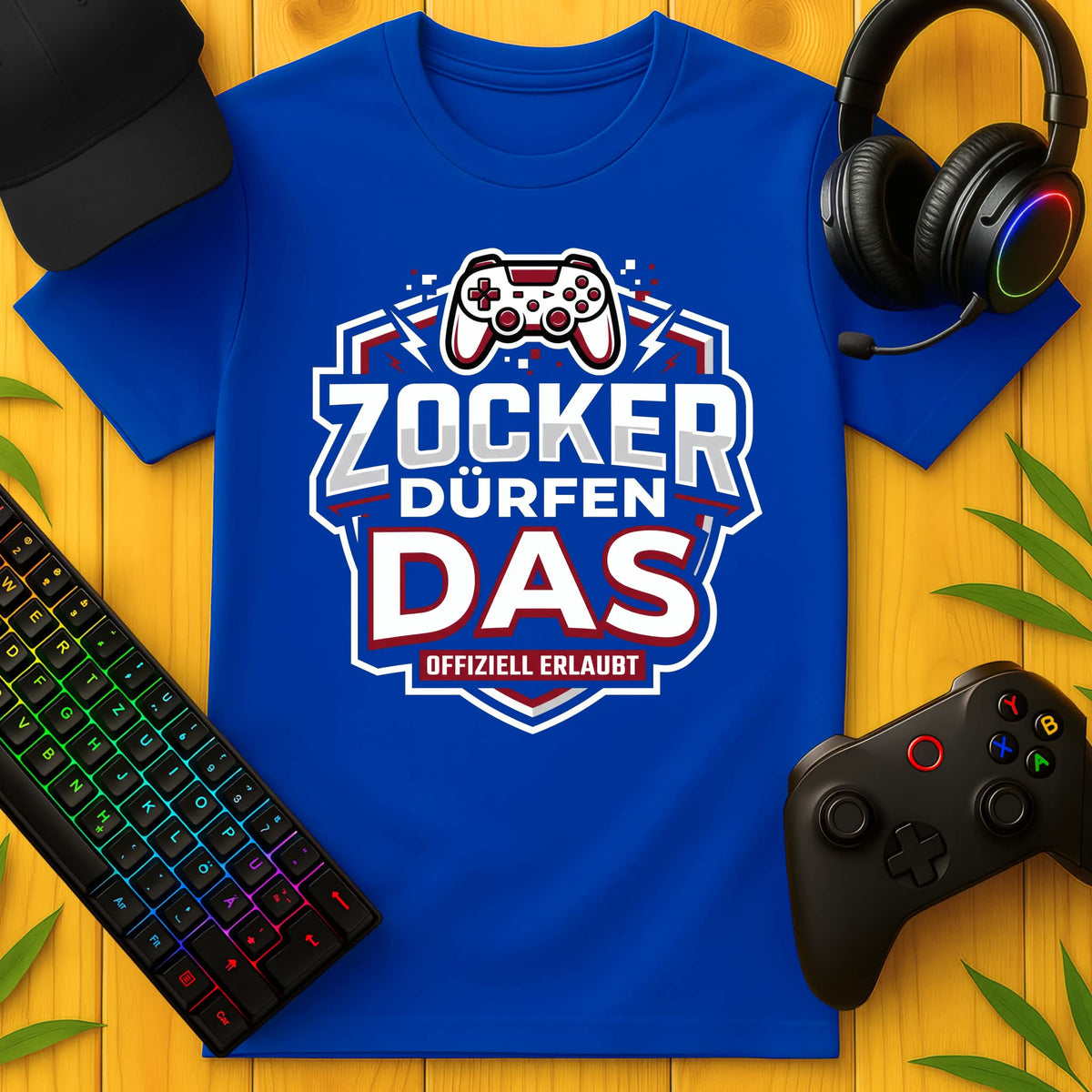 Zocker dürfen Offiziell T-Shirt für Kids