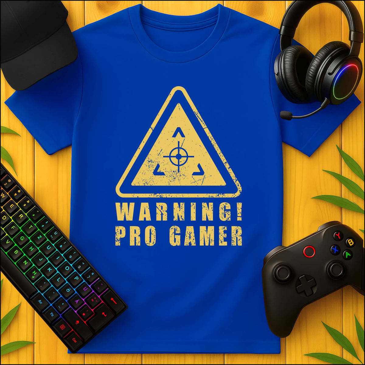 Warning Pro Gamer T-Shirt for Kids