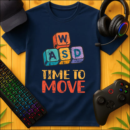 WASD Time to Move T-Shirt