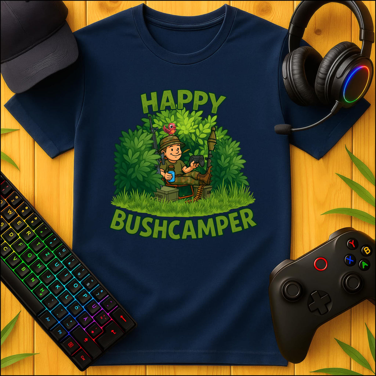 Happy Bushcamper T-Shirt for Kids
