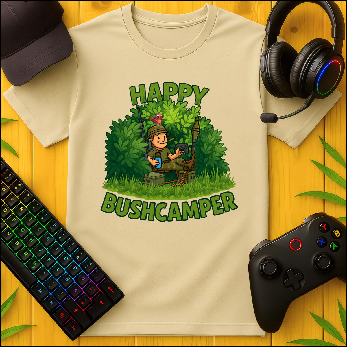 Happy Bushcamper T-Shirt for Kids