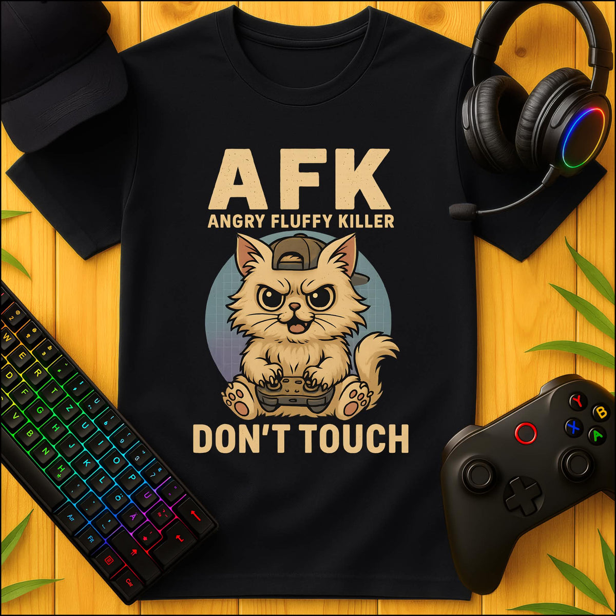 AFK Angry Fluffy Killer T-Shirt
