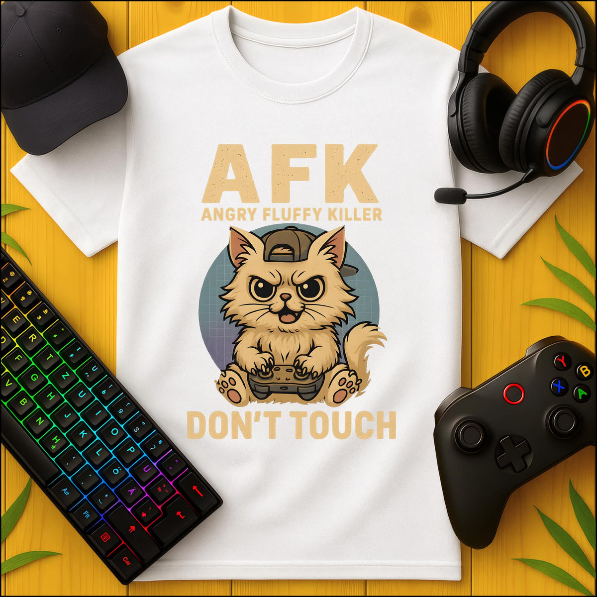 AFK Angry Fluffy Killer T-Shirt