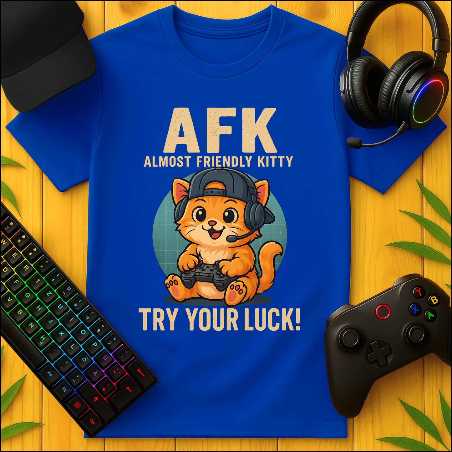 AFK Almost Friendly Kitty T-Shirt