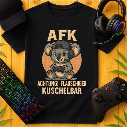 AFK Warning Fluffy Cuddle Bear T-Shirt