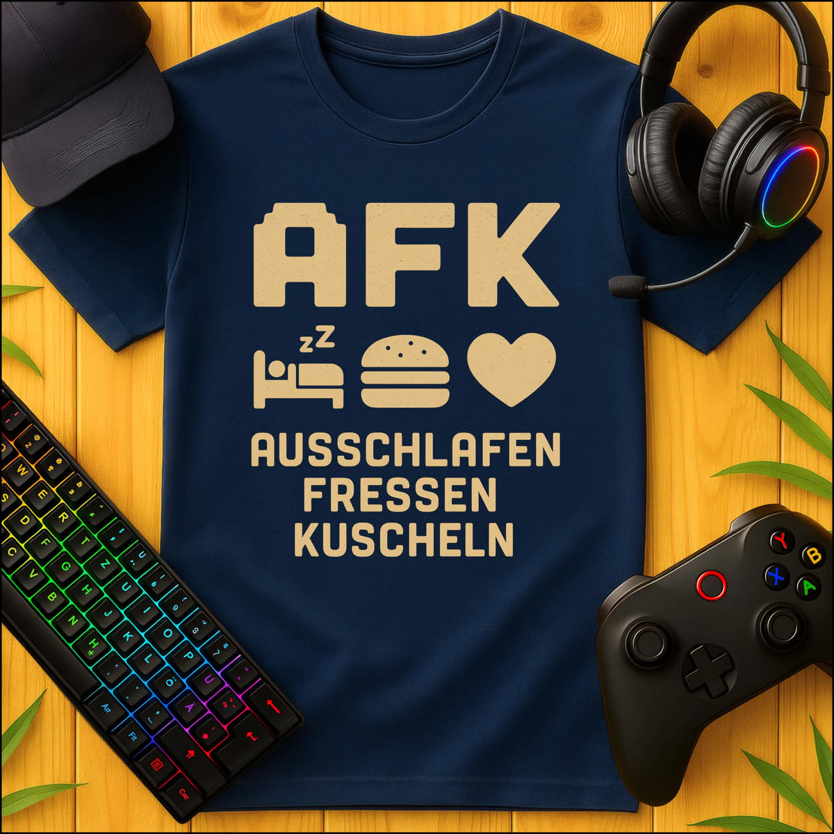 AFK Sleeping In Eating Cuddling T-Shirt for Kids