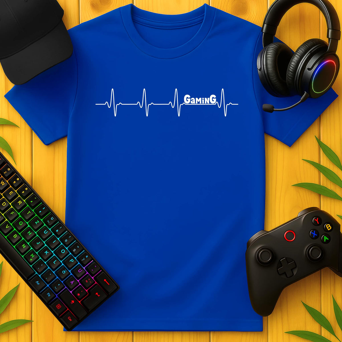 Gaming Heartbeat T-Shirt for Kids