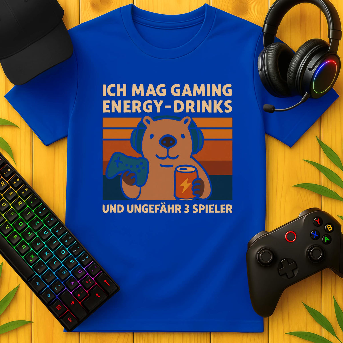 I like Gaming and Energy Drinks T-Shirt for Kids