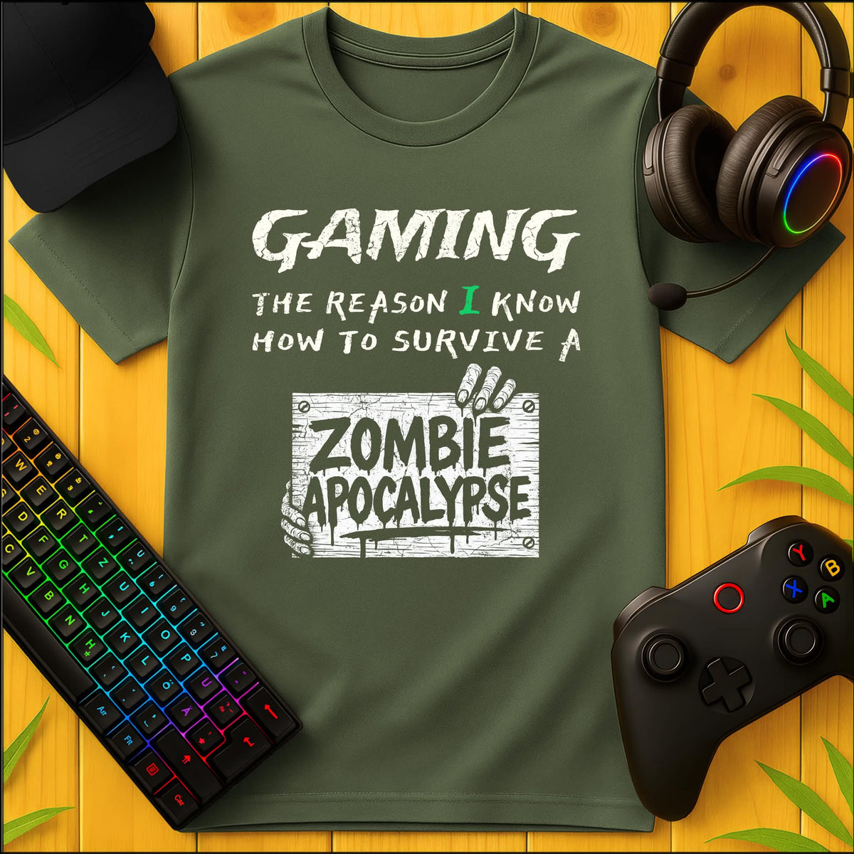 Zombie Apocalypse Sign T-Shirt
