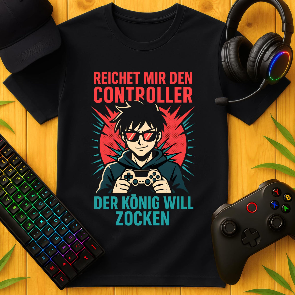 The King Wants to Gamble Anime T-Shirt