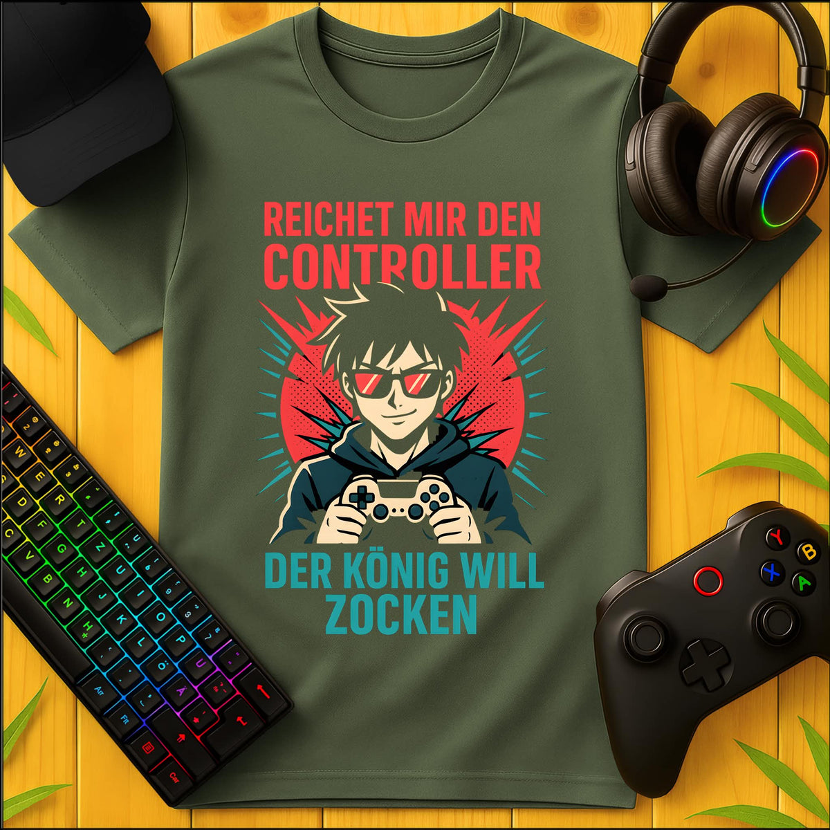 The King Wants to Gamble Anime T-Shirt