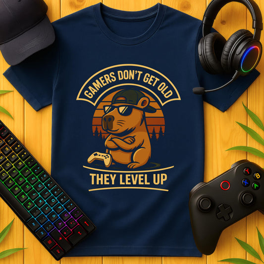 Gamers dont get old Capybara T-Shirt