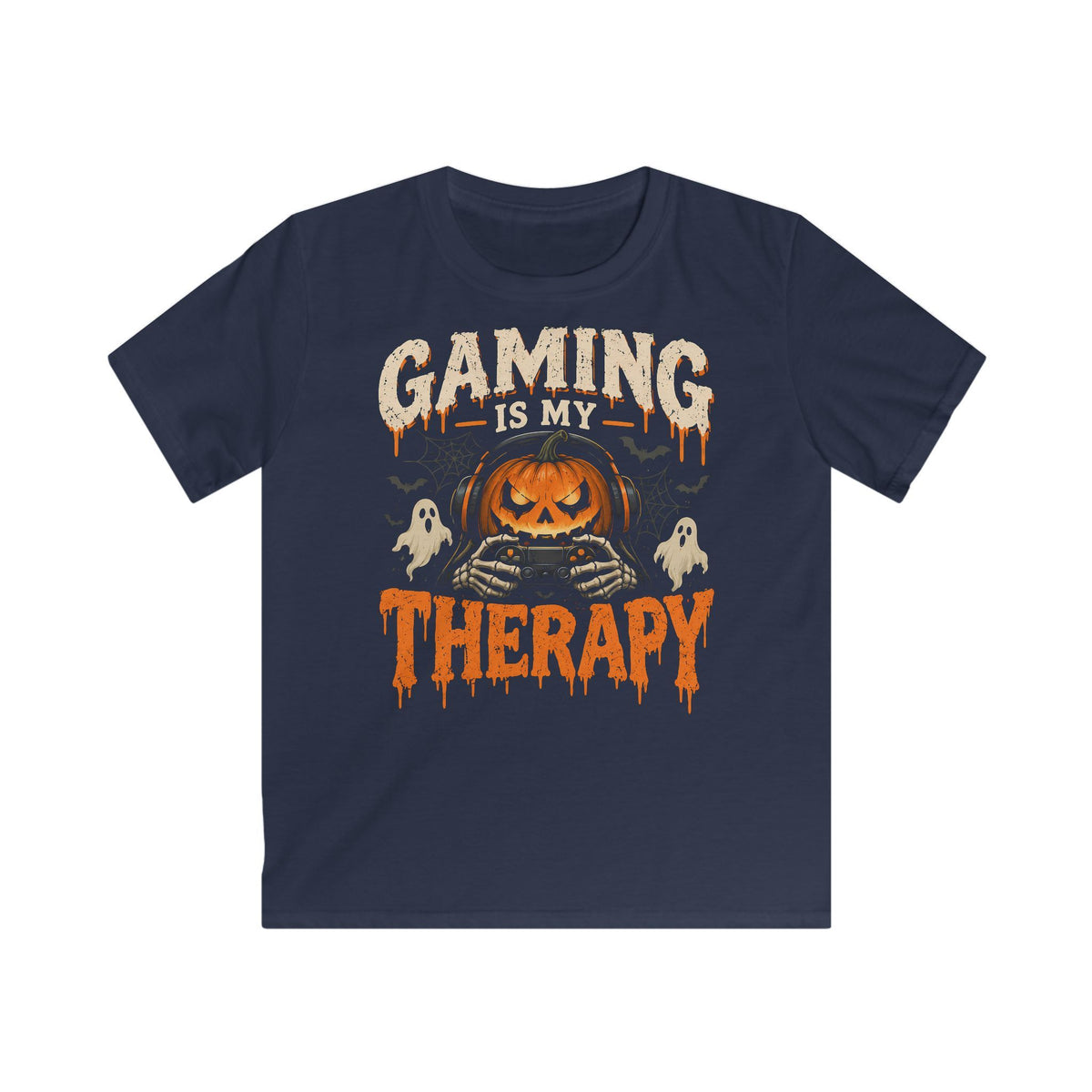 Gaming Therapy Kürbis T-Shirt für Kids