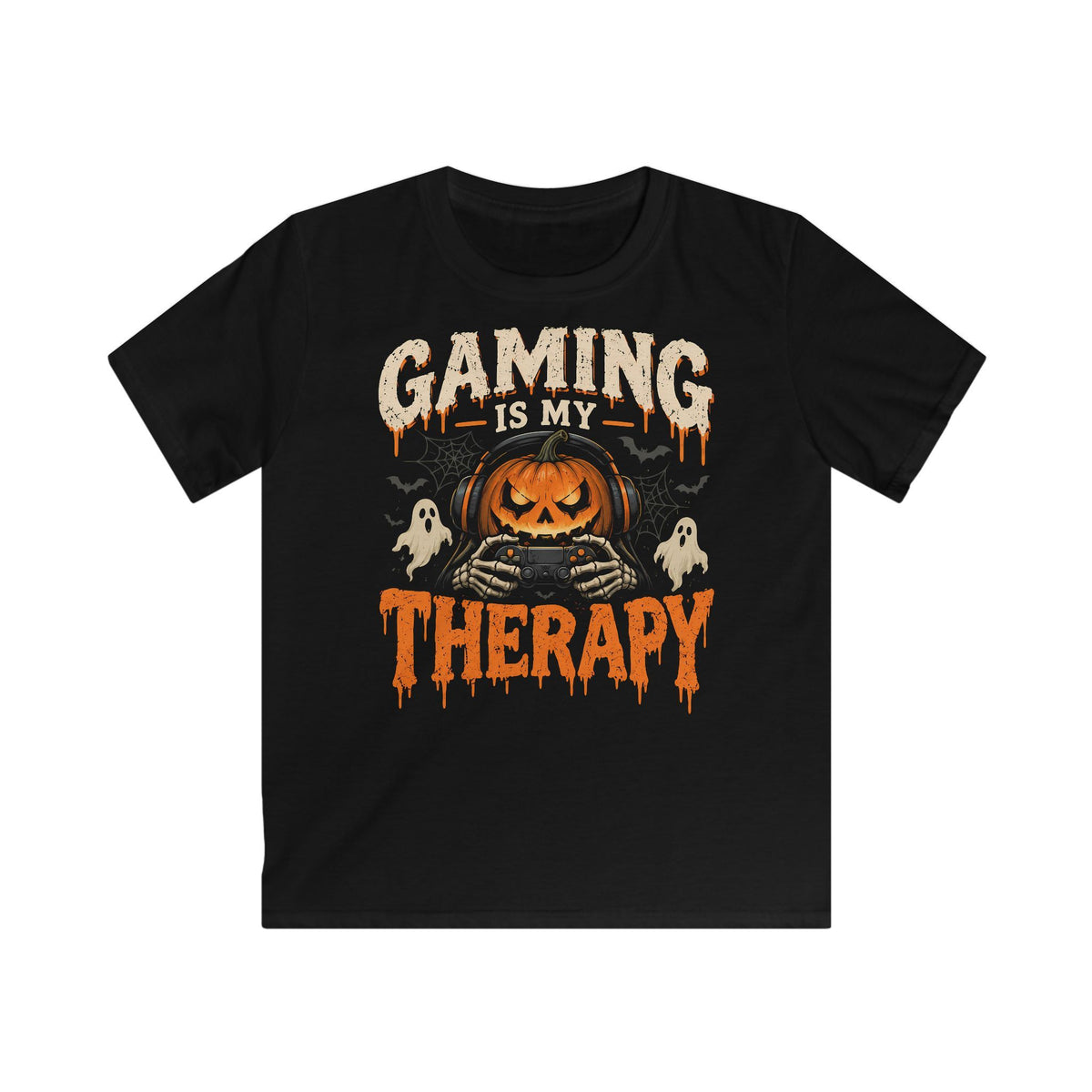 Gaming Therapy Kürbis T-Shirt für Kids