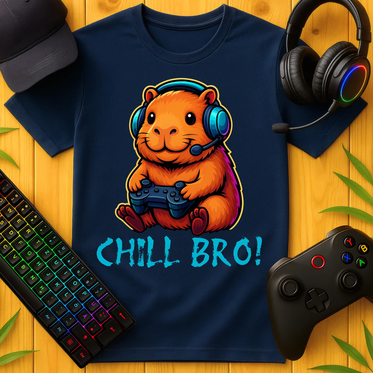 Chill Bro! Cute Capybara Kids' T-Shirt