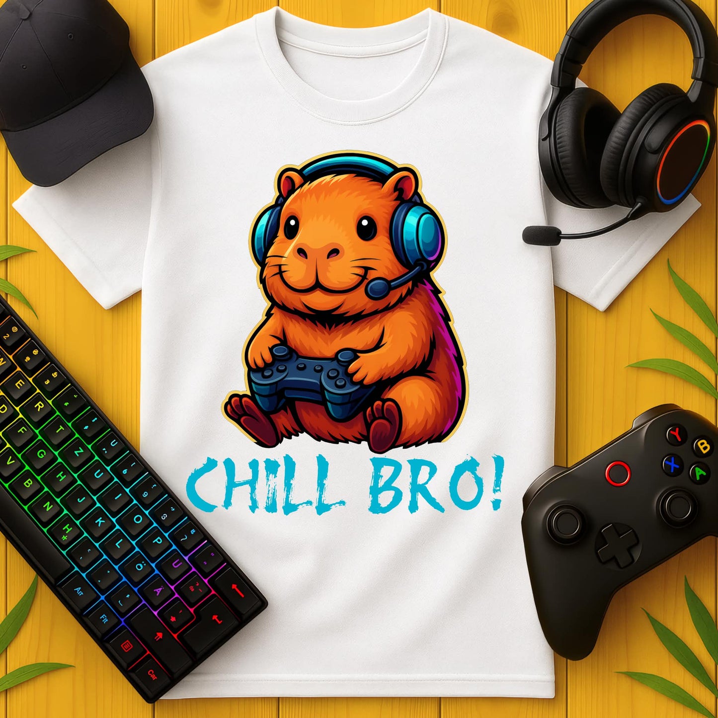 Chill Bro! Cute Capybara Kids' T-Shirt