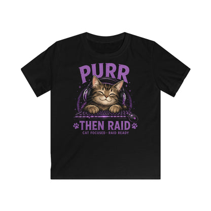 Purr Raid Kids' Gaming T-Shirt