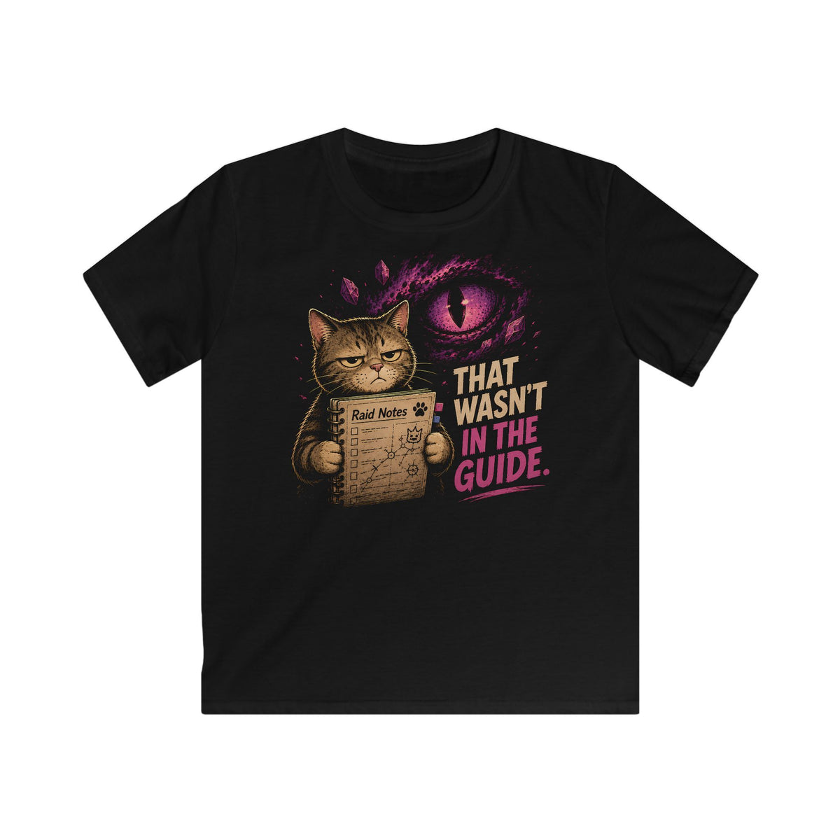 Gaming Guide Map T-Shirt for Kids