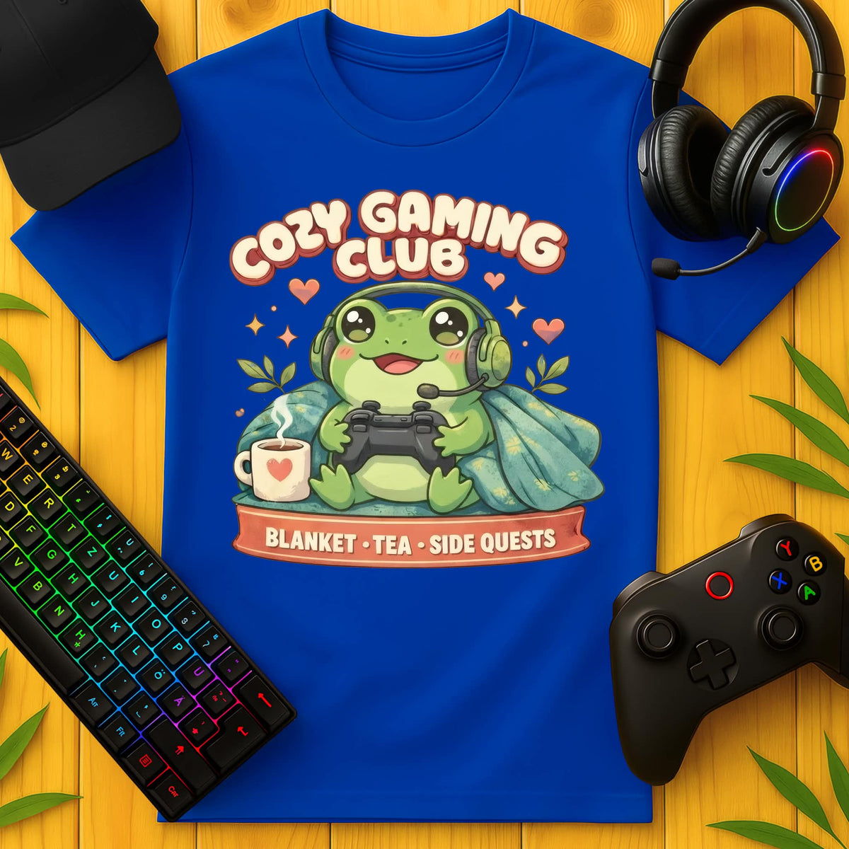 Cozy Gaming Club Frog T-Shirt