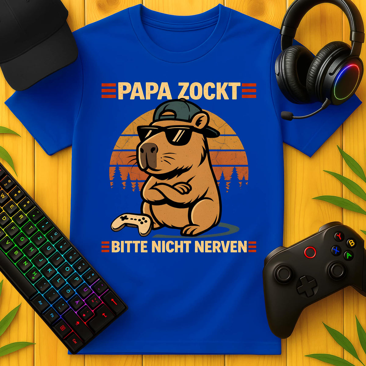 Papa zockt T-Shirt