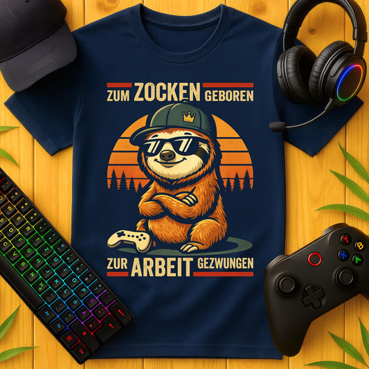 Born to Game Sloth T-Shirt