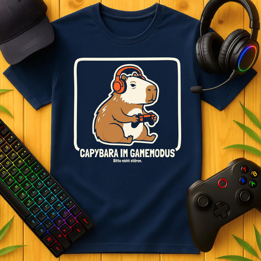 Capybara im Gamemodus T-Shirt für Kids