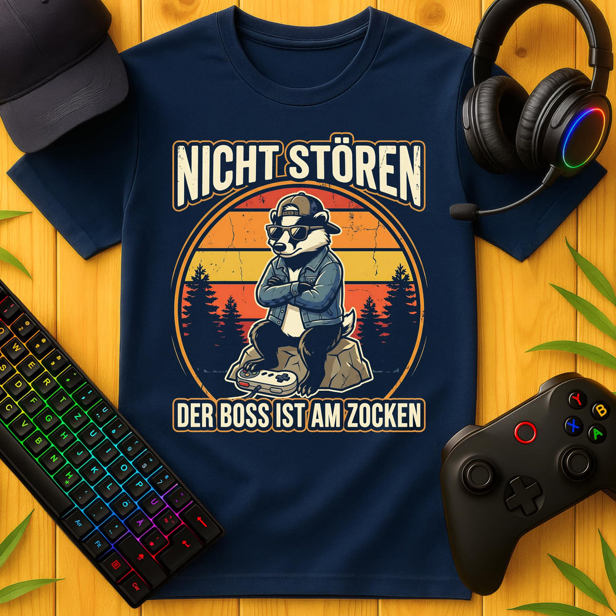Nicht stören Raccoon T-Shirt