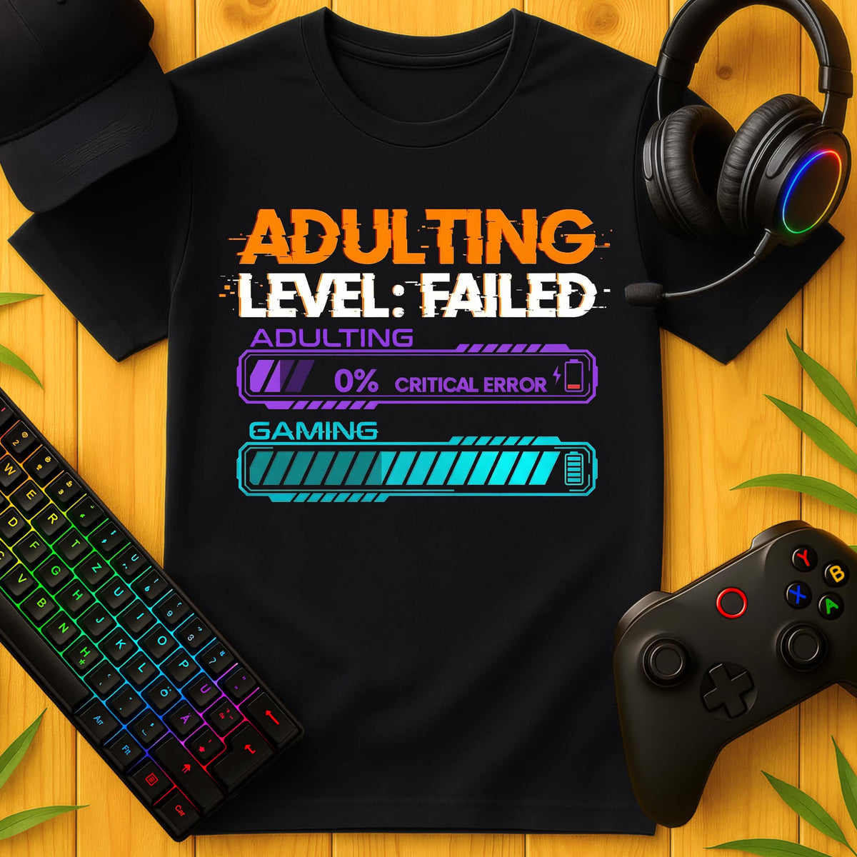Adulting Level Failed T-Shirt