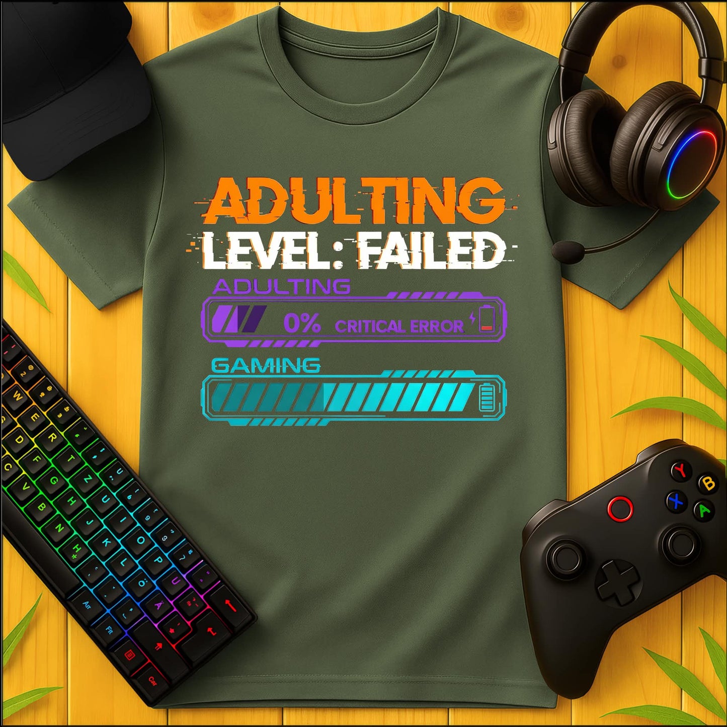 Adulting Level Failed T-Shirt
