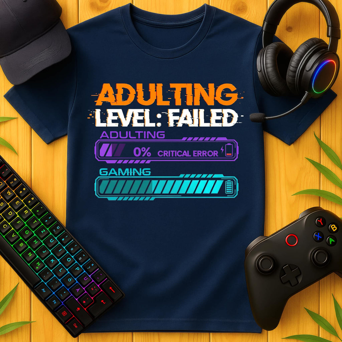 Adulting Level Failed T-Shirt