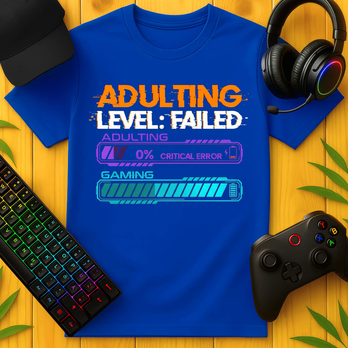 Adulting Level Failed T-Shirt