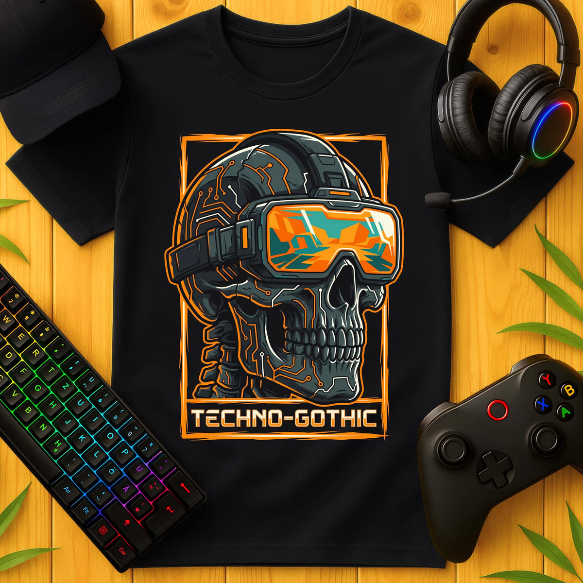 Techno Gothic Frame T-Shirt