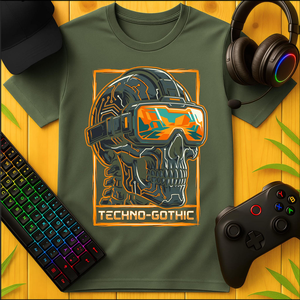 Techno Gothic Frame T-Shirt