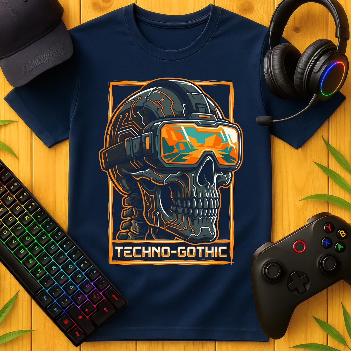 Techno Gothic Frame T-Shirt