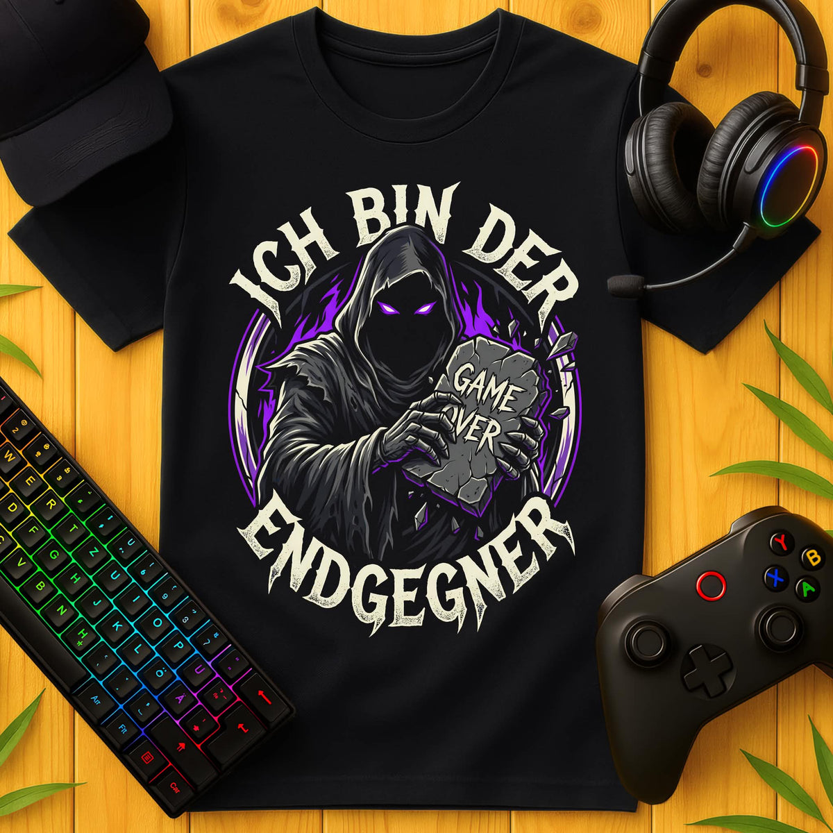Endgegner Game Over T-Shirt für Kids