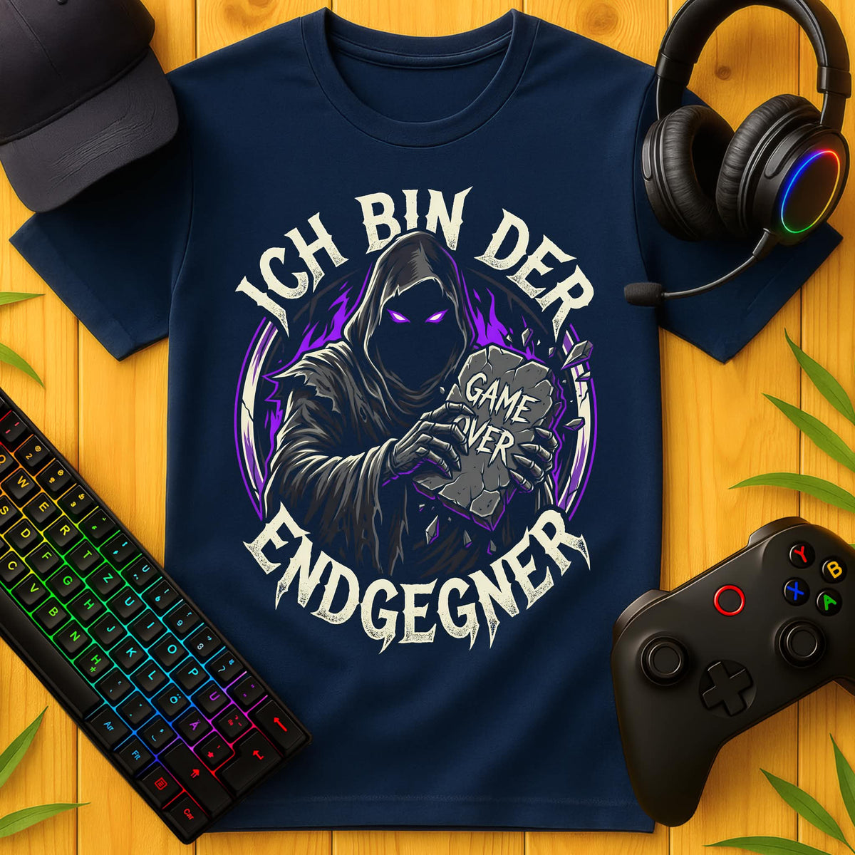 Endgegner Game Over T-Shirt für Kids