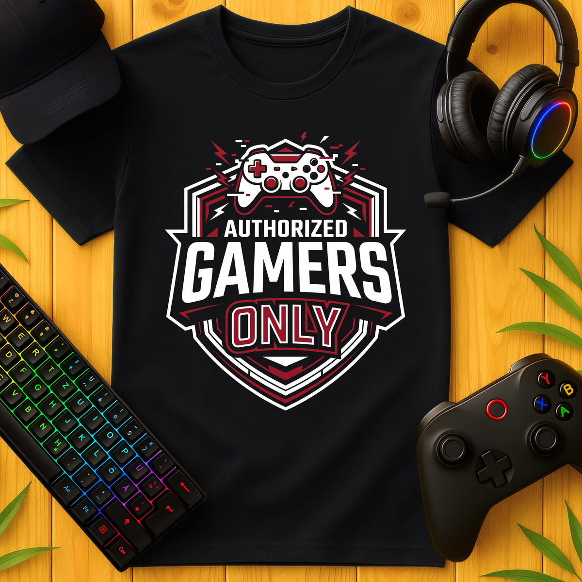 Authorized Gamers Only T-Shirt