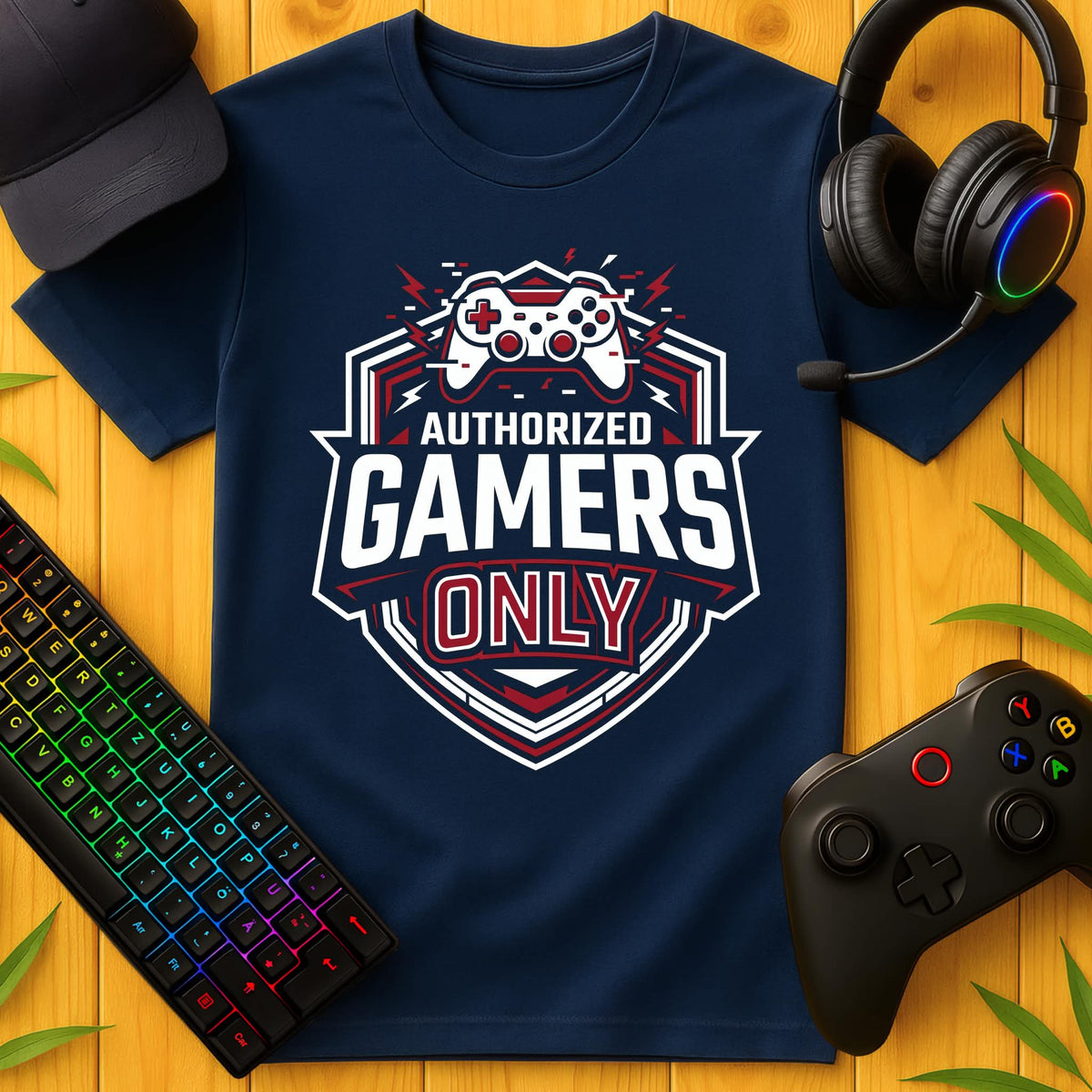 Authorized Gamers Only T-Shirt