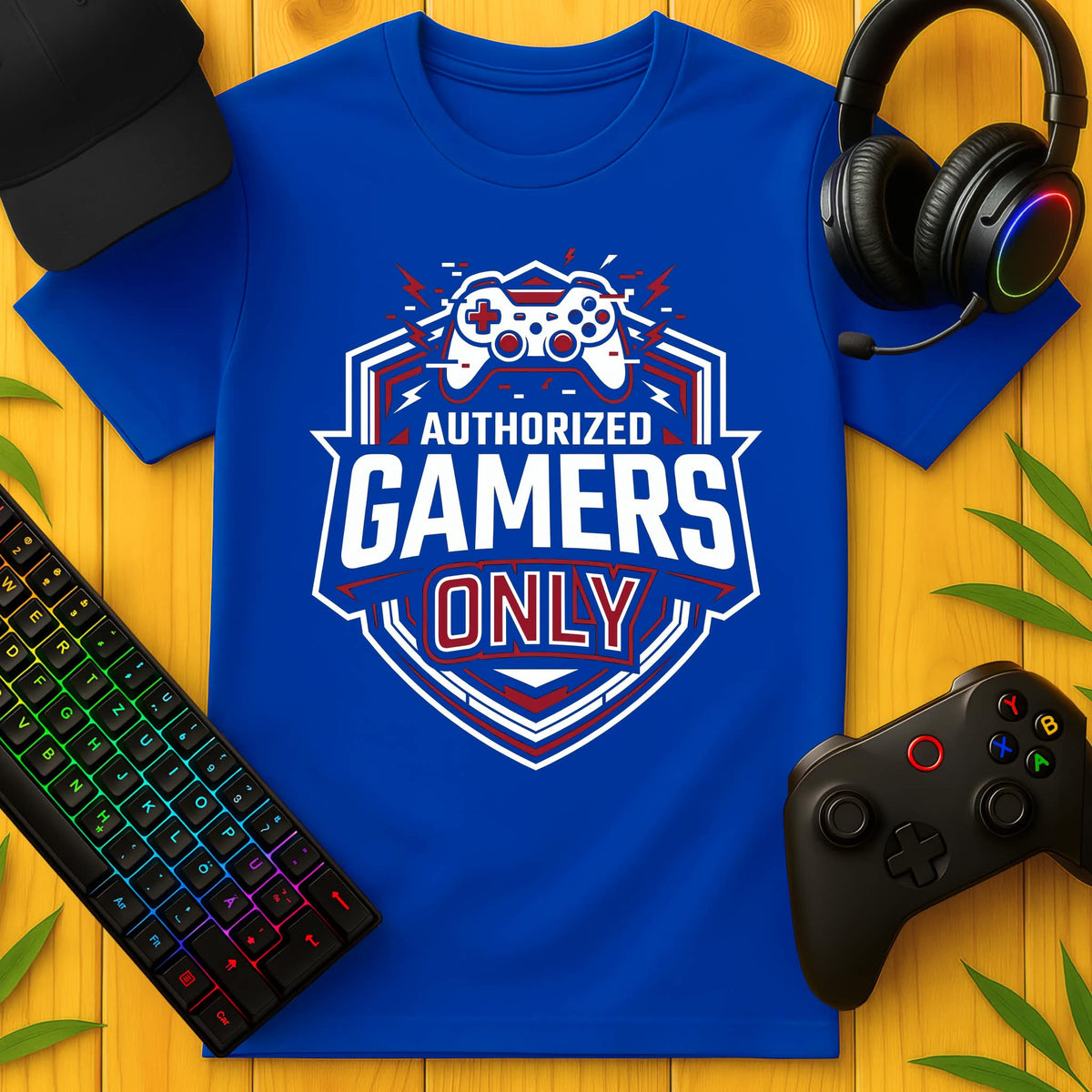 Authorized Gamers Only T-Shirt