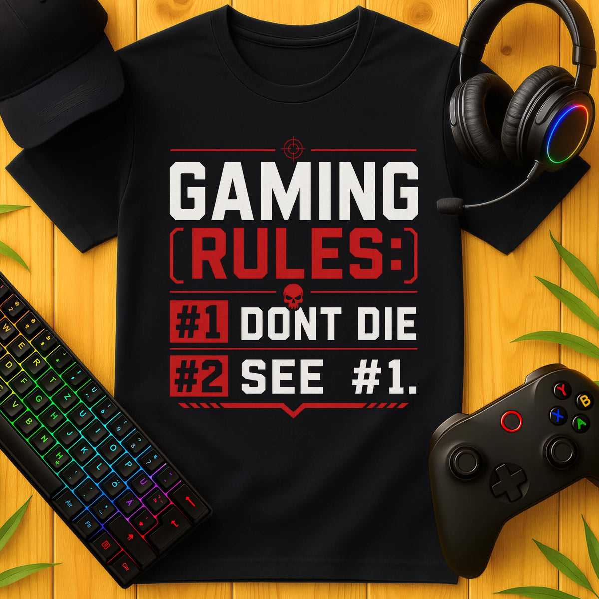 Gaming Rules T-Shirt for Kids