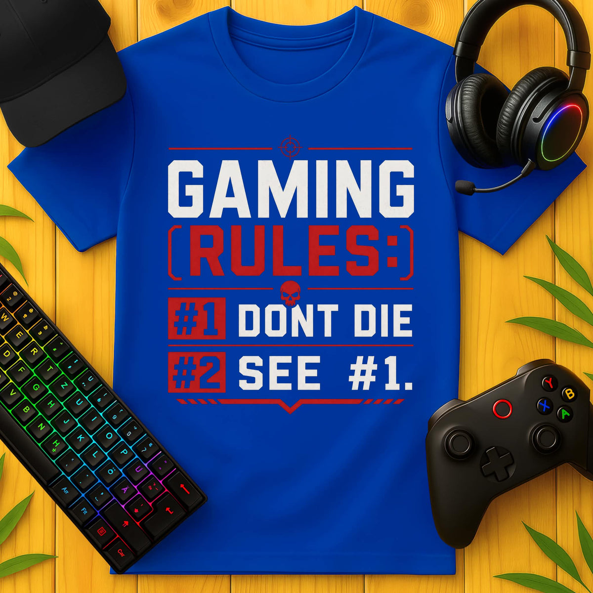Gaming Rules T-Shirt for Kids