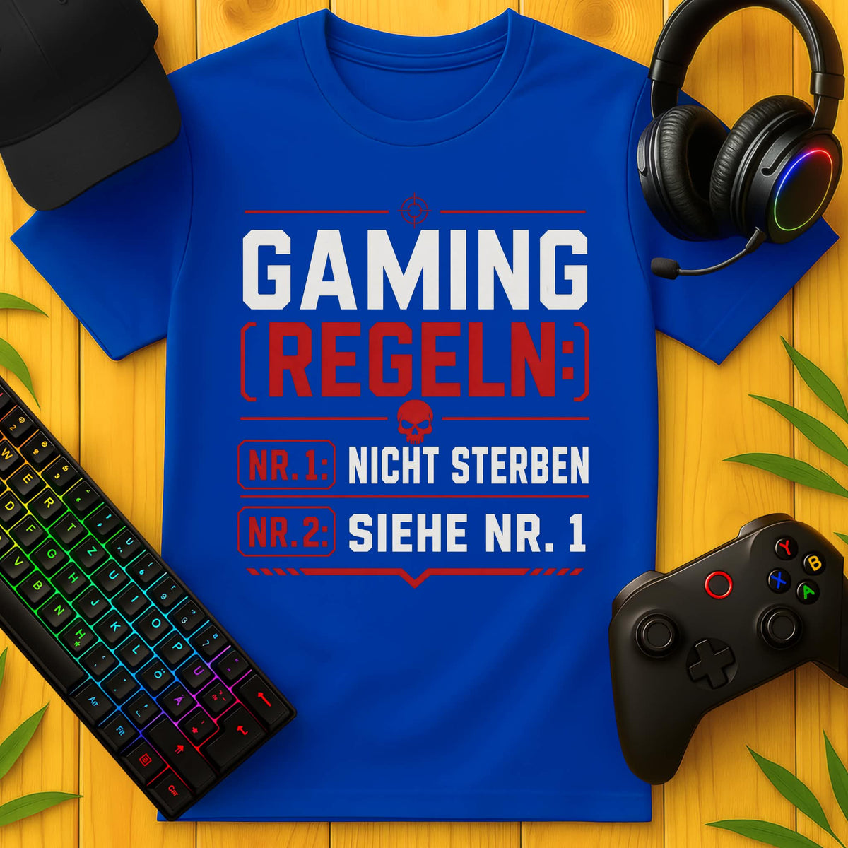 Gaming Regeln T-Shirt für Kids