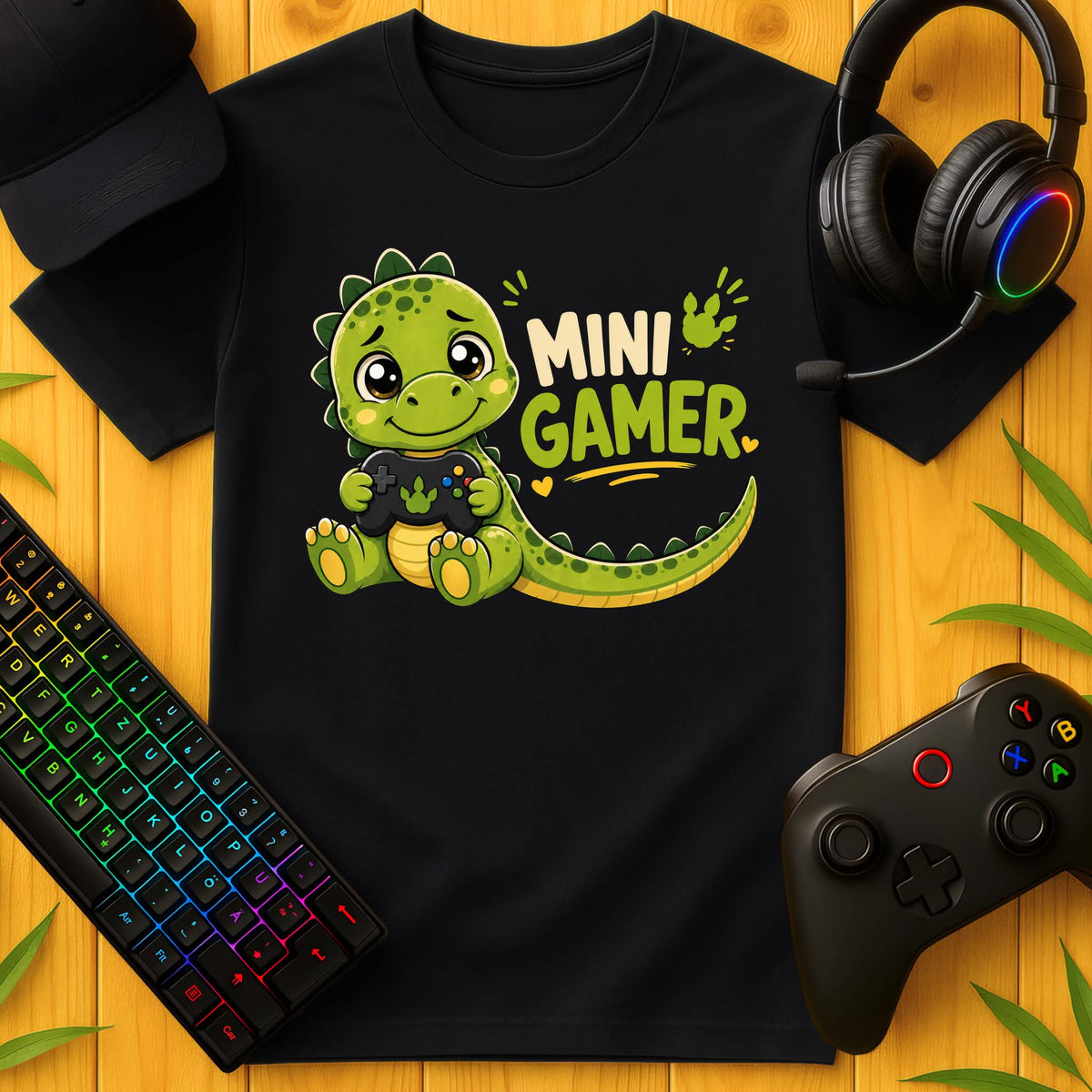 Mini Gamer Dino T-Shirt