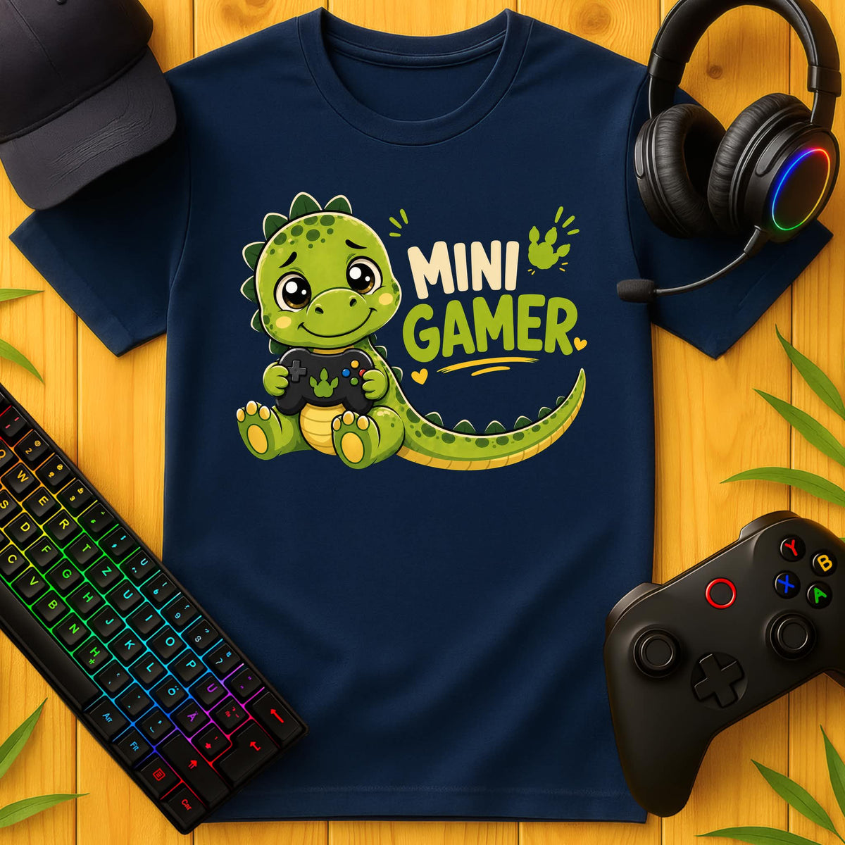 Mini Gamer Dino T-Shirt