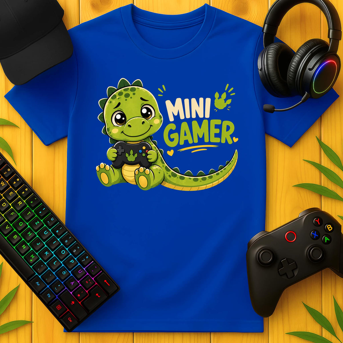 Mini Gamer Dino T-Shirt
