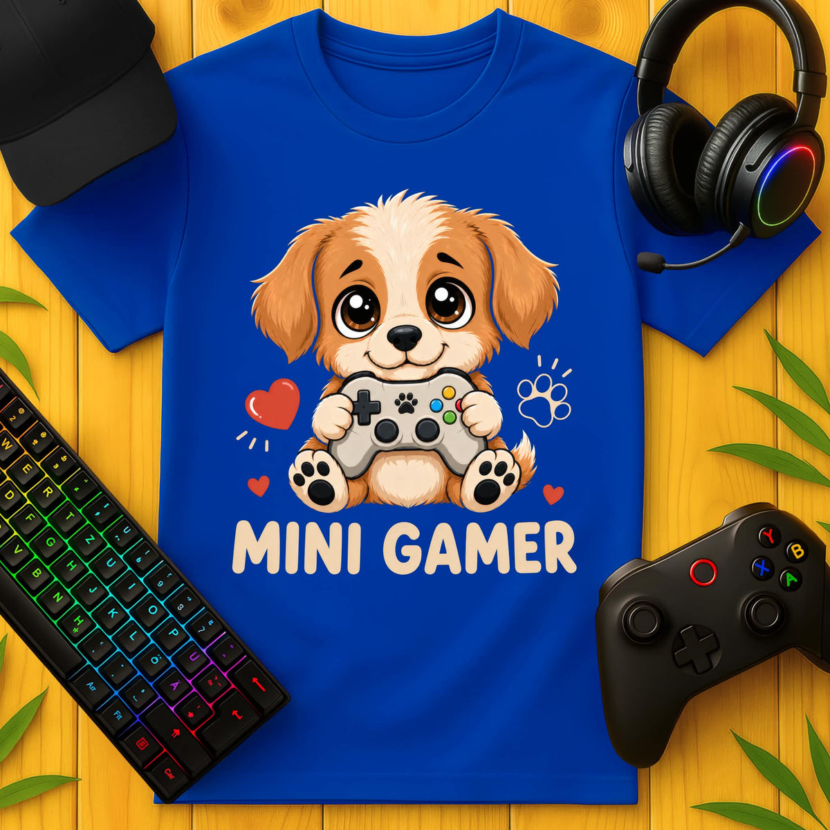 Mini Gamer Dog T-Shirt
