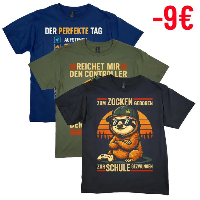 3 Shirts wählen und sparen