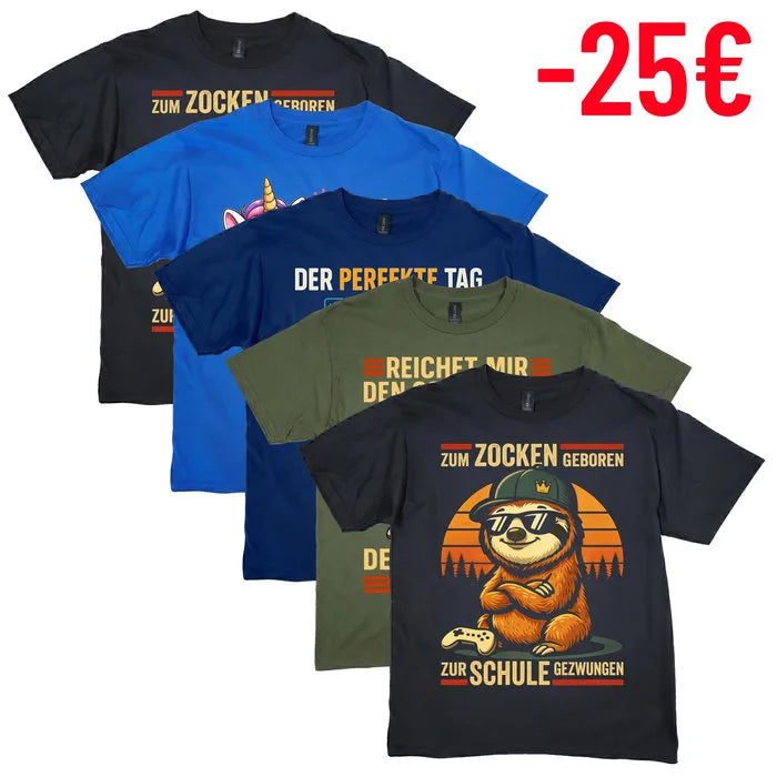 5 Shirts wählen und sparen